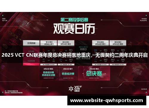 2025 VCT CN联赛年度总决赛将落地重庆，无畏契约二周年庆典开启